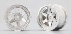 TW-14S1 Yokomo - 6-Spoke Chrome Small Dia.Wheels Offset 4mm/pr