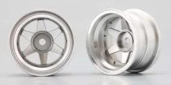 TW-14S3 Yokomo - 6-Spoke Chrome Small Dia. Wheels Offset 12mm/pr