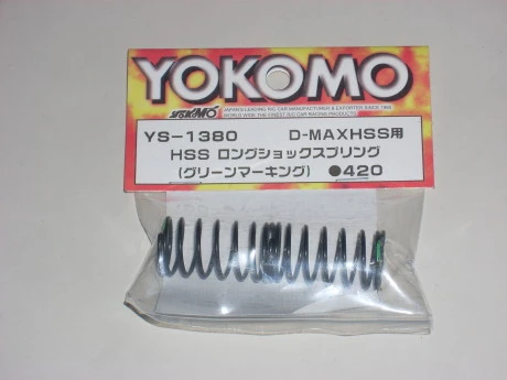 YS-1380 Yokomo - HSS Long Shock Spring/Green 1 YS-1380 Yokomo - HSS Long Shock Spring/Green