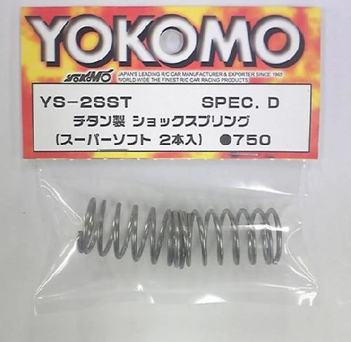 YS-2SST Yokomo - Titanium Shock Spring/Super Soft 1 YS-2SST Yokomo - Titanium Shock Spring/Super Soft