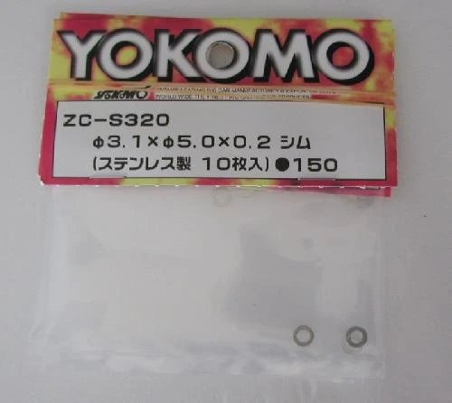 ZC-S320 Yokomo - Shim 3.1 X 5 X 0.2mm 1 ZC-S320 Yokomo - Shim 3.1 X 5 X 0.2mm