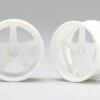 RP-6113W8 Yokomo - RP Drift Wheel 5 Spoke 01 Offset 8 Mm White