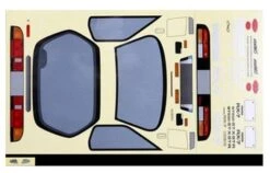 SD-FC3SD Yokomo - Decal Set For Mazda FC3S RX-7 APEX