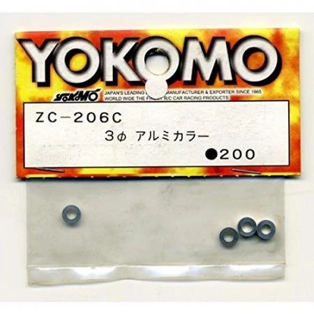 ZC-206C Yokomo - 3mm Aluminum Collar 1 ZC-206C Yokomo - 3mm Aluminum Collar