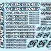ZCD15Y Yokomo - Yokomo Decals Yellow